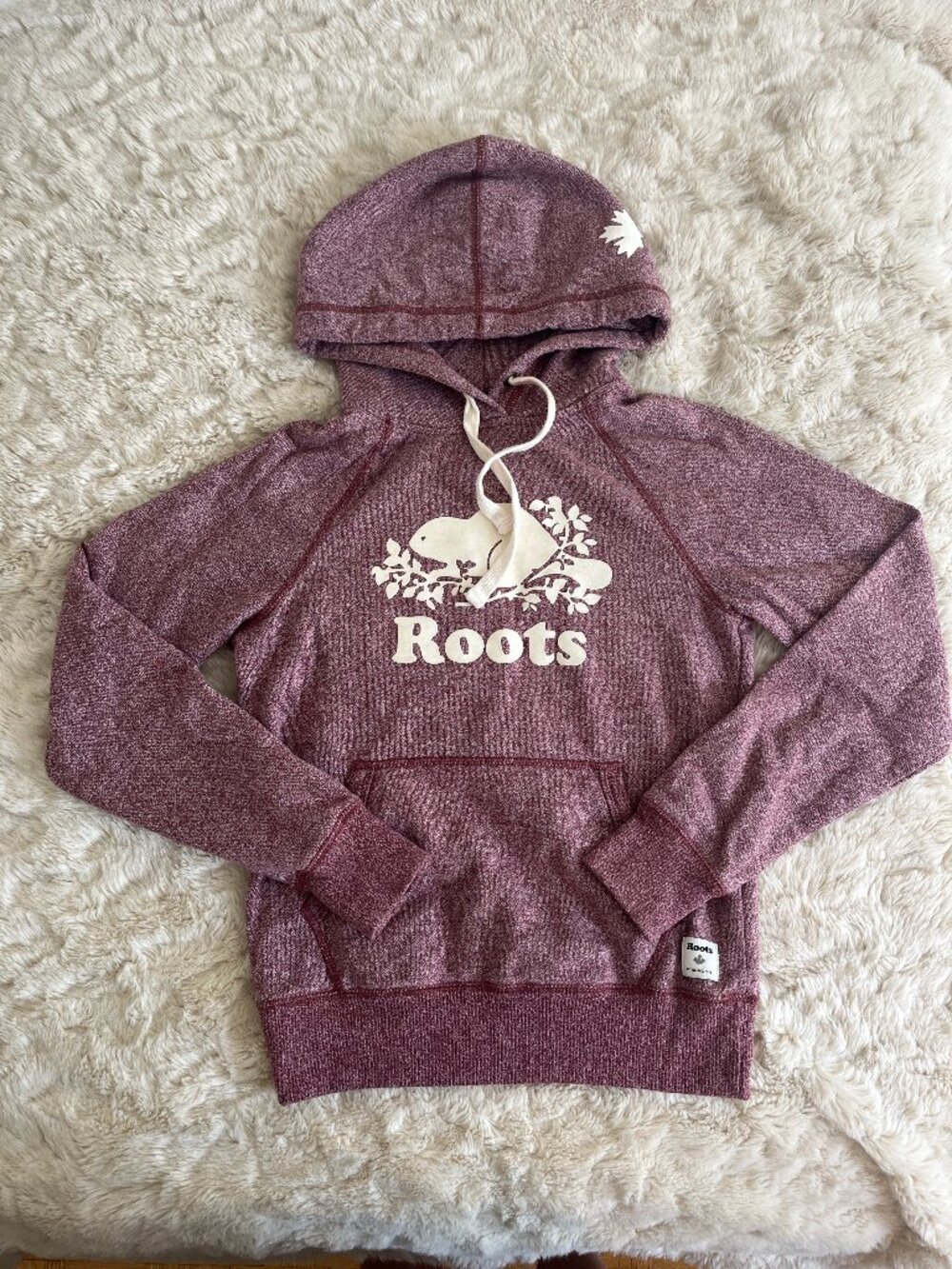 Roots Pink Pullover Hoodie